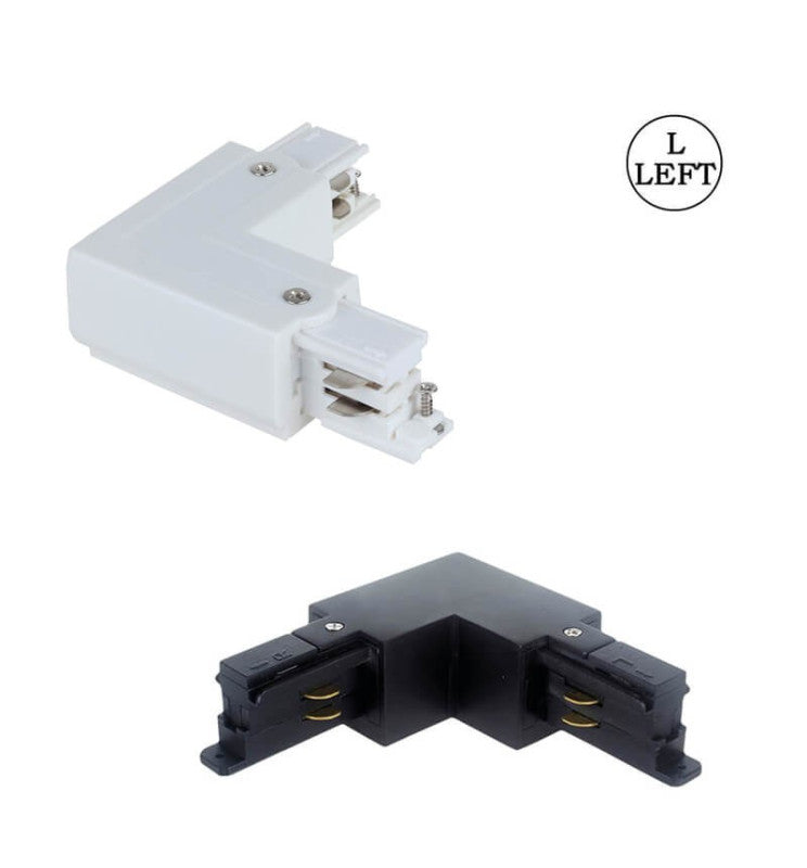 Connecteur en L gauche EOS-C211 pour rail LED triphasé