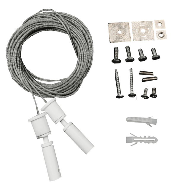 Kit de suspension universel EOS-K300 blanc, câble 3 m pour rail LED