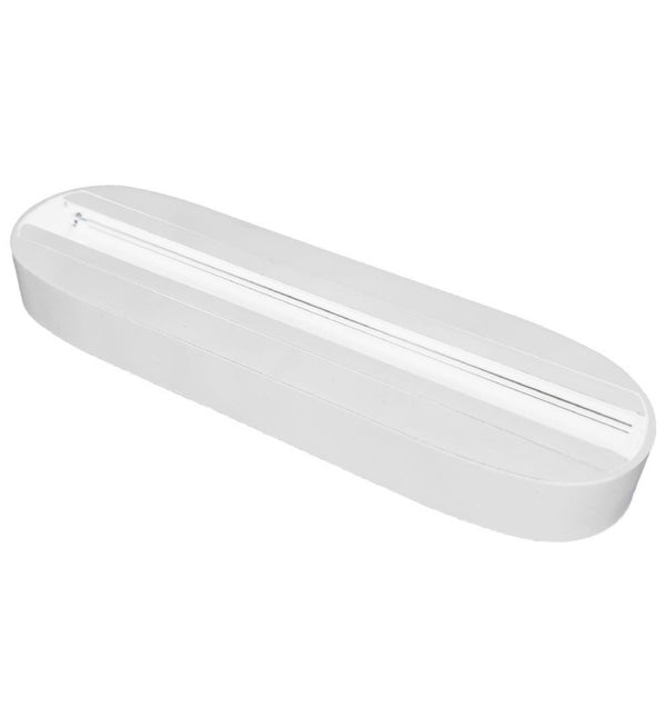Rail LED monophasé simple EOS-R100 blanc — éclairage commercial