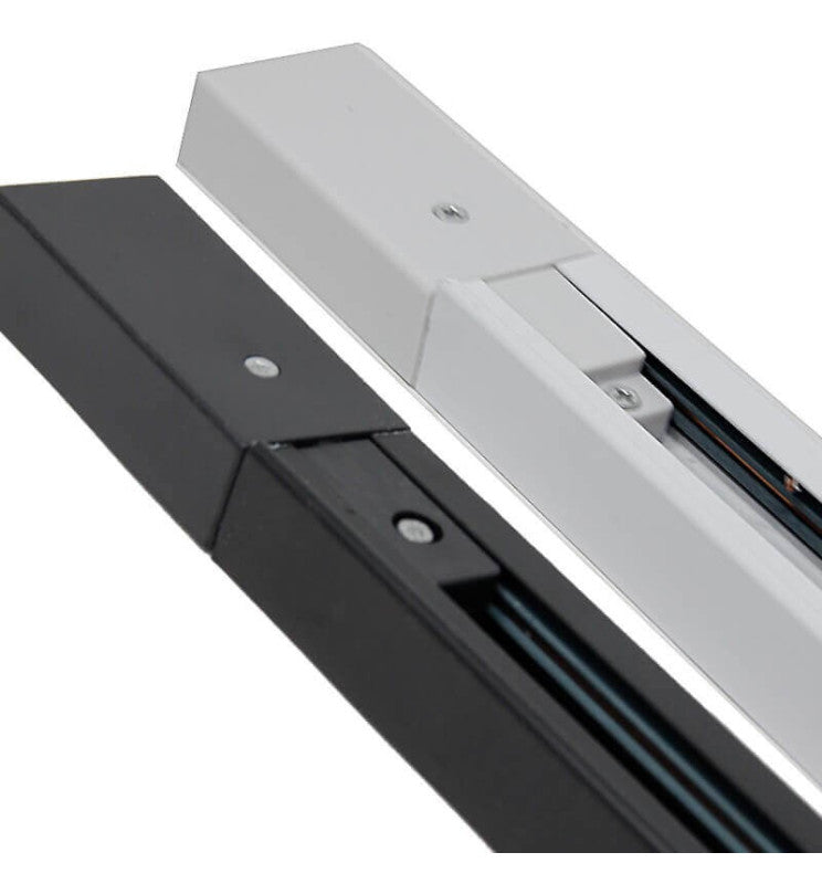 Rail LED monophasé renforcé 2 m EOS-R120 blanc — éclairage commercial
