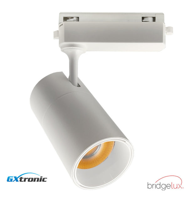 Spot LED 30W EOS-S210 blanc sur rail monophasé — éclairage de magasin